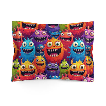 Happy Little Monsters Duvet Bedding Set