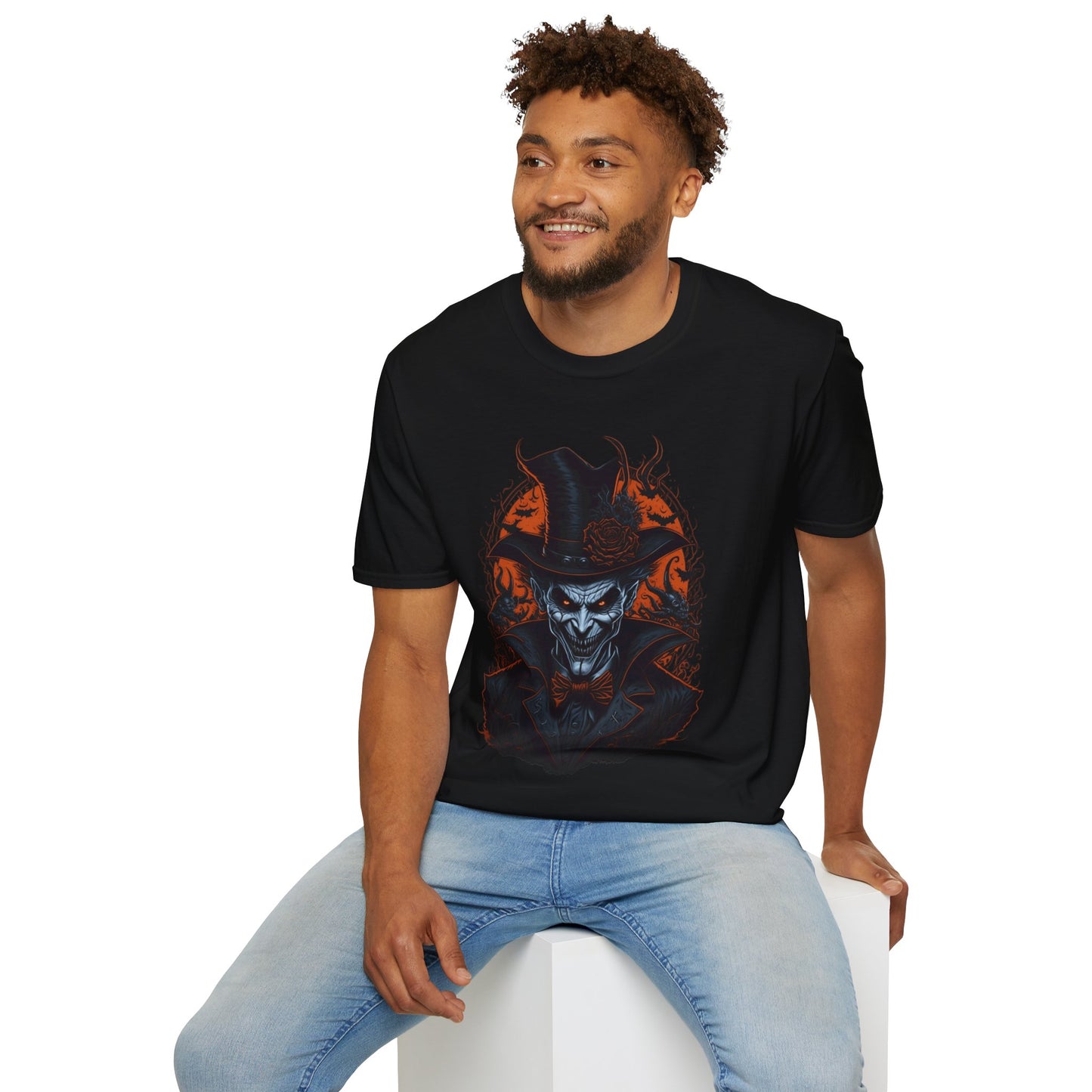 Creepy Demon in Top Hat T-shirt