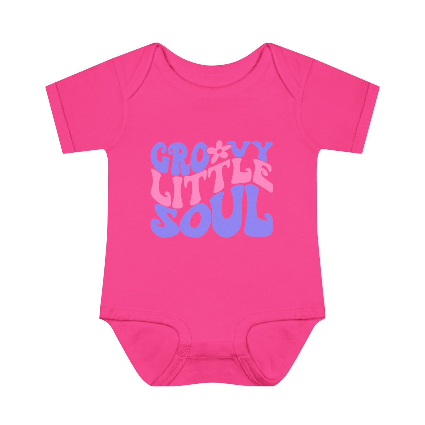 Groovy Little Soul Infant Baby Rib Bodysuit