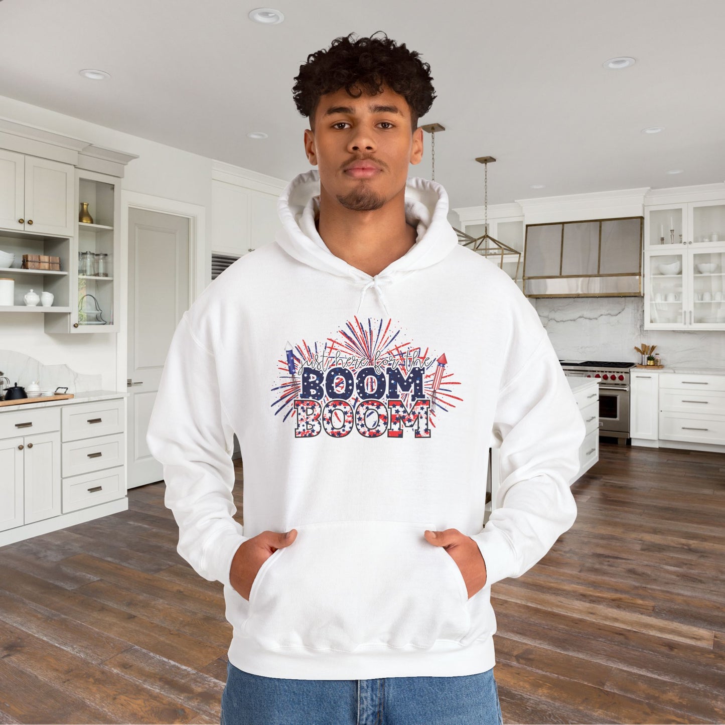Boom Boom (Fireworks) Heavy Blend™ Hooded Sweatshirt