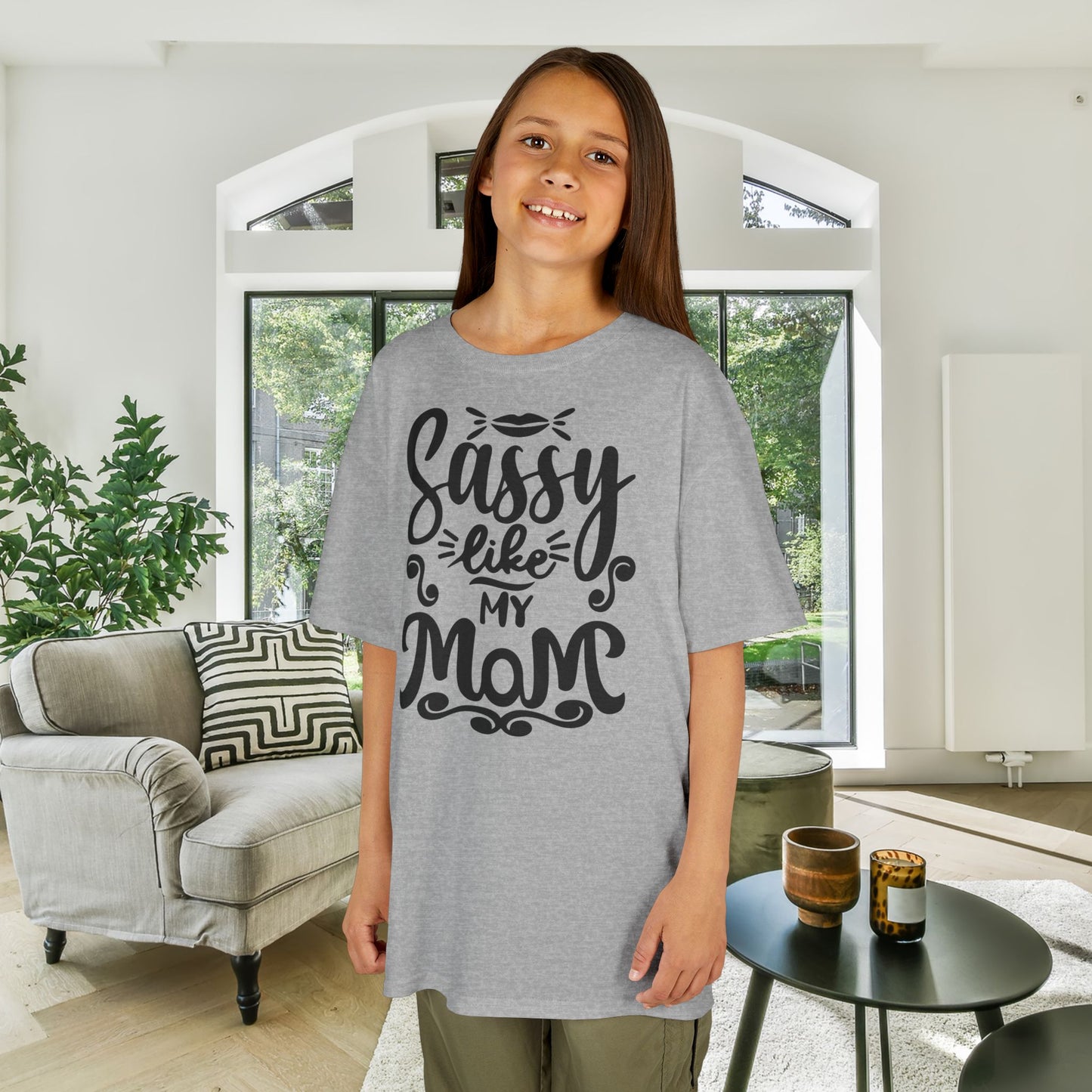 Sassy Like My Mom Kids Heavy Cotton™ Tee
