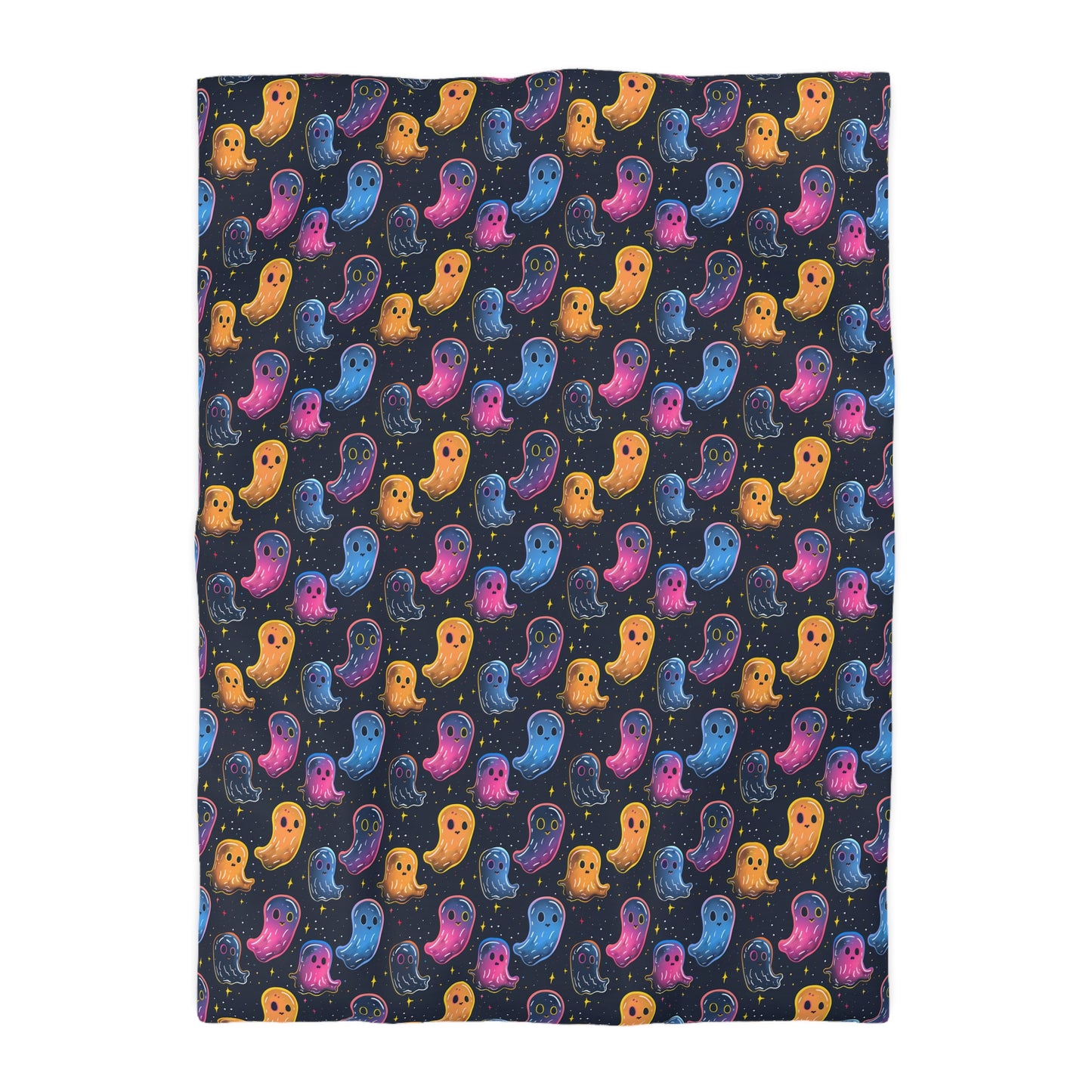 Neon Haunters Microfiber Duvet Cover