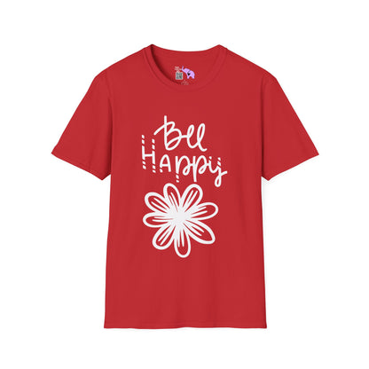Bee Happy Adult T-shirt