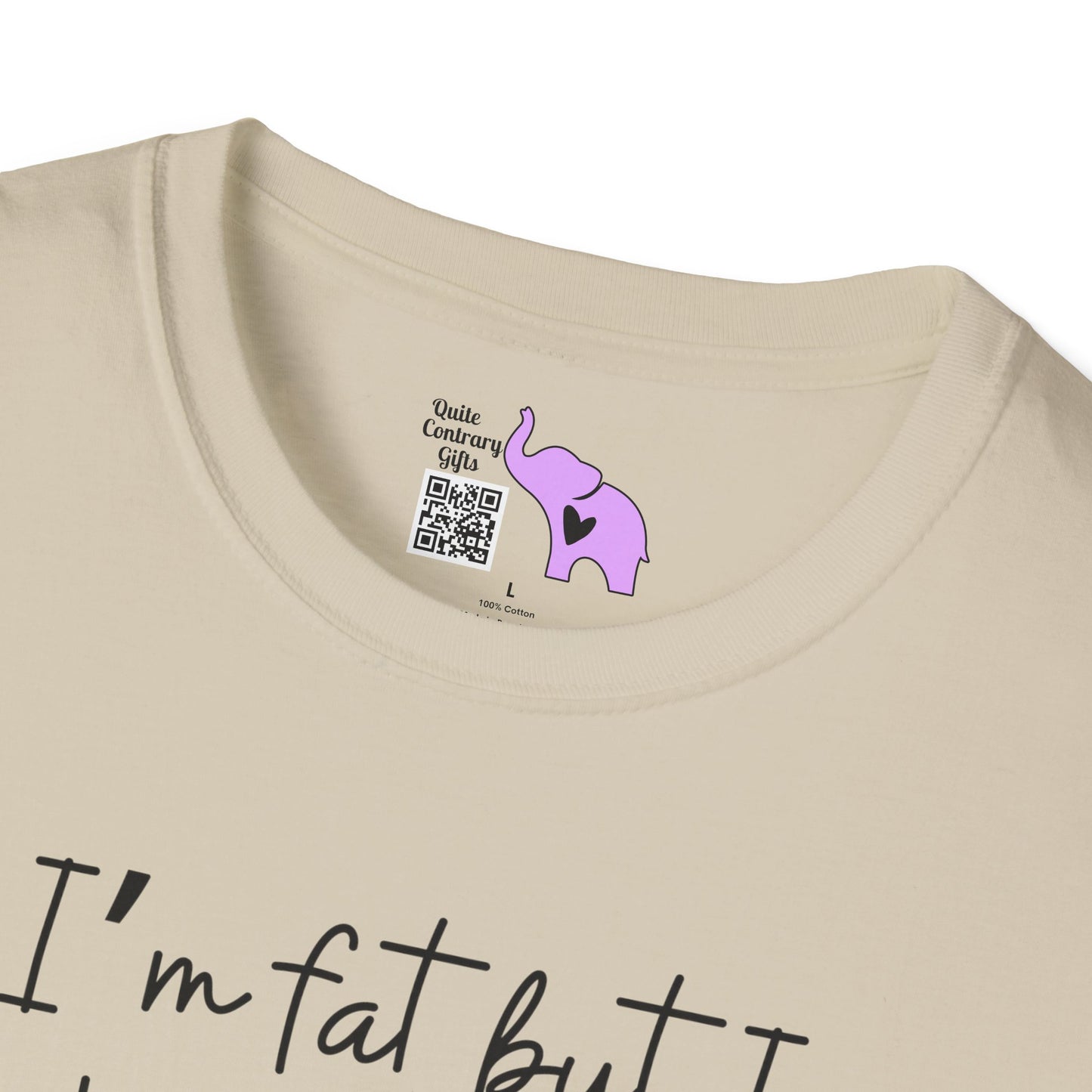 I'm Fat But I Identify as Skinny; I'm Trans-skinny Adult T-shirt