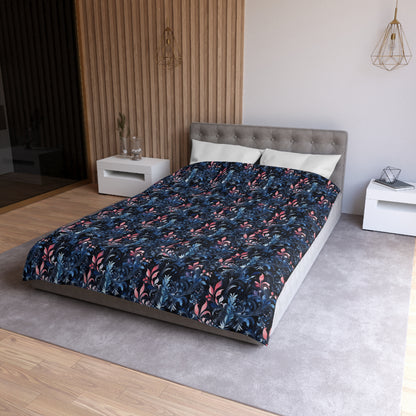 Dusky Floral Whispers Microfiber Duvet Cover