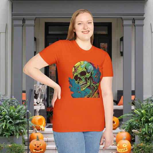 Surreal Skullscape Adult T-shirt