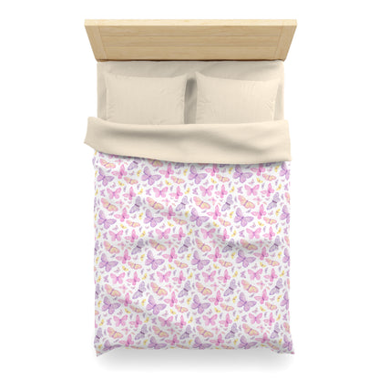 Pastel Butterfly Dreams Duvet Bedding Set
