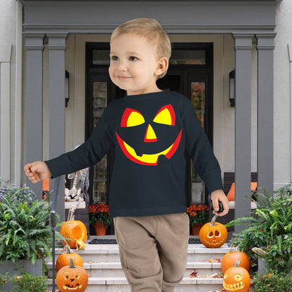 Pumpkin Smile Toddler Long Sleeve Tee