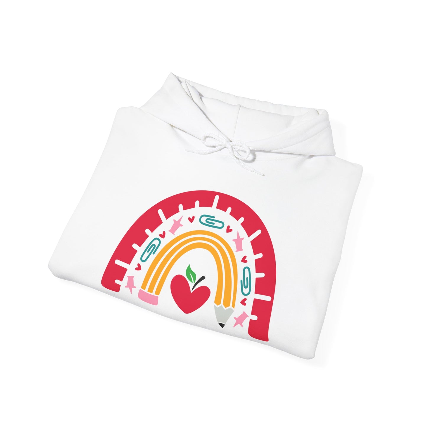 Rainbow Teacher Heavy Blend™ Hooded Sweatshirt