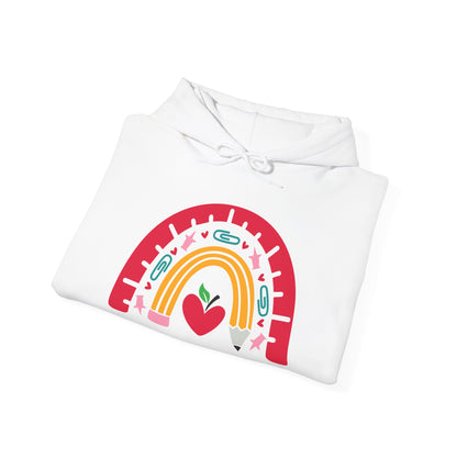 Rainbow Teacher Heavy Blend™ Hooded Sweatshirt