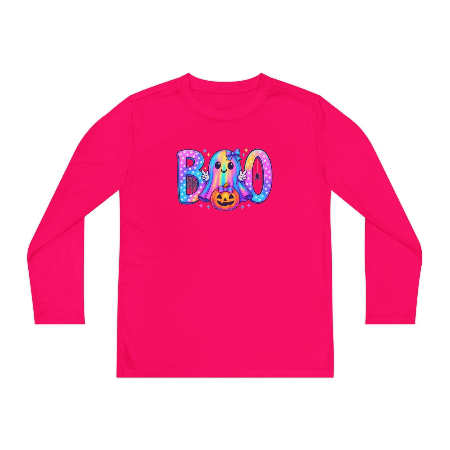 Pastel Boo Youth Long Sleeve Tee