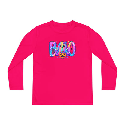 Pastel Boo Youth Long Sleeve Tee