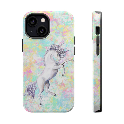 Pastel Pegasus MagSafe® Compatible Tough Case for iPhone