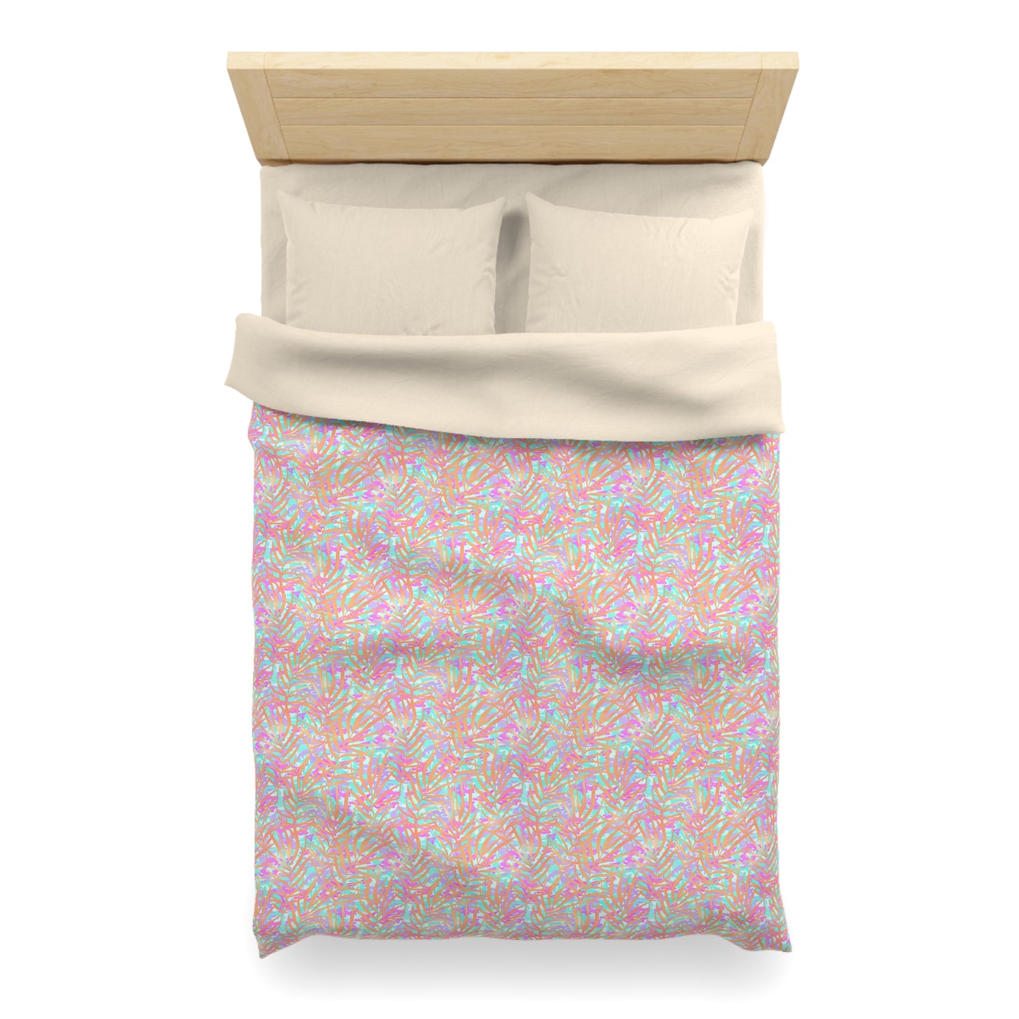 Tropical Sunset Palms Duvet Bedding Set