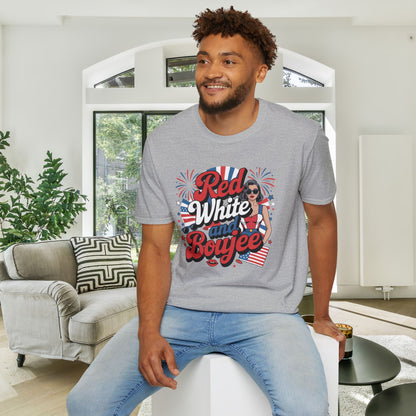 Red, White, and Boujee Adult T-shirt