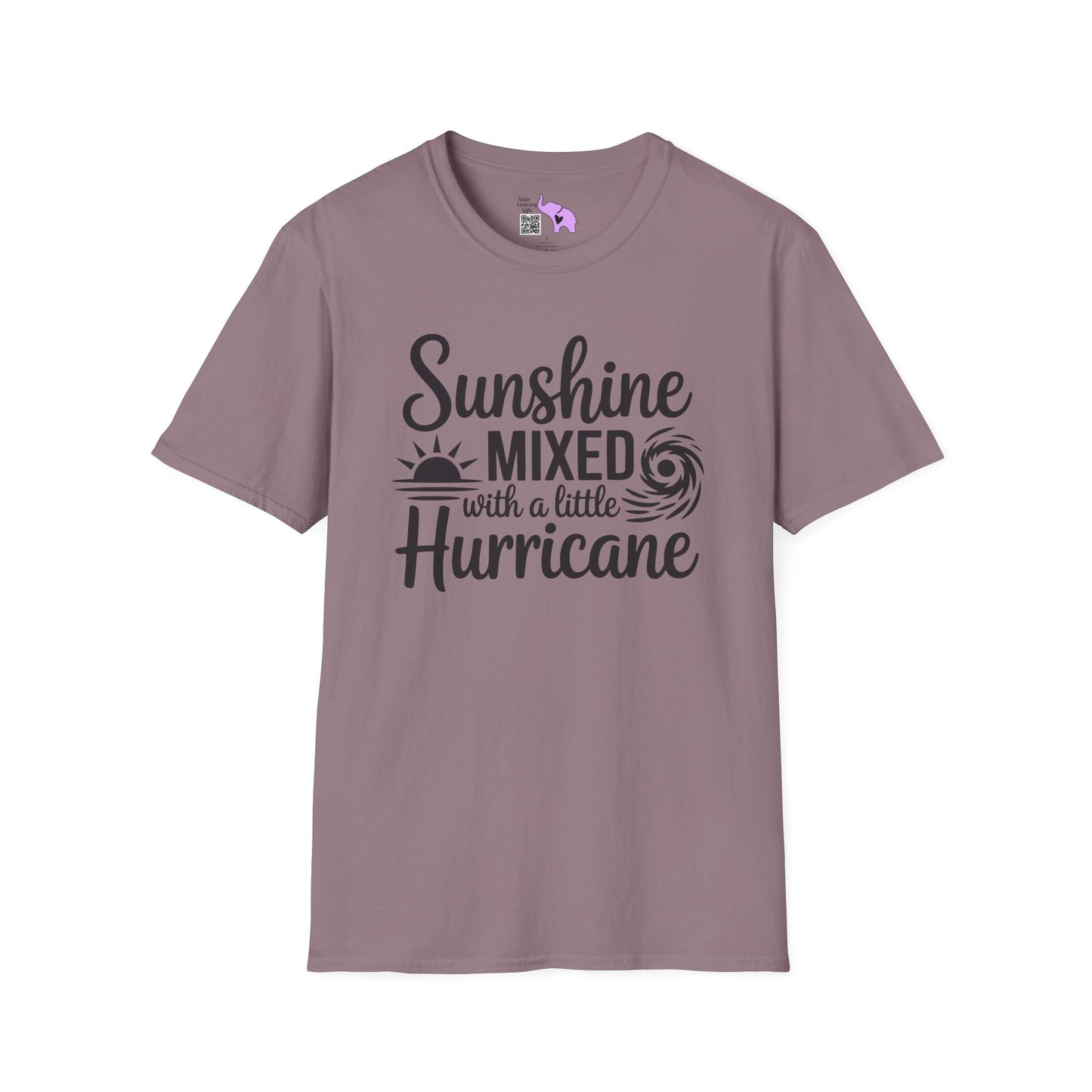Sunshine Mixed With A Little Hurricane Adult T-shirt