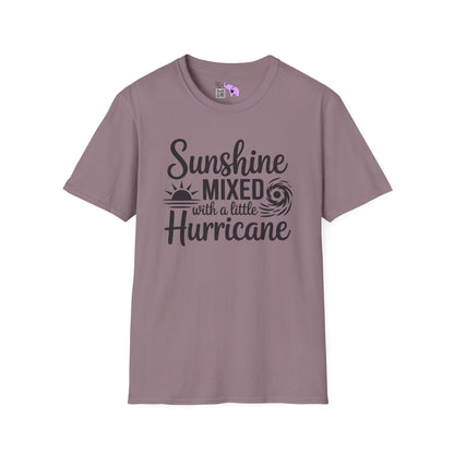Sunshine Mixed With A Little Hurricane Adult T-shirt