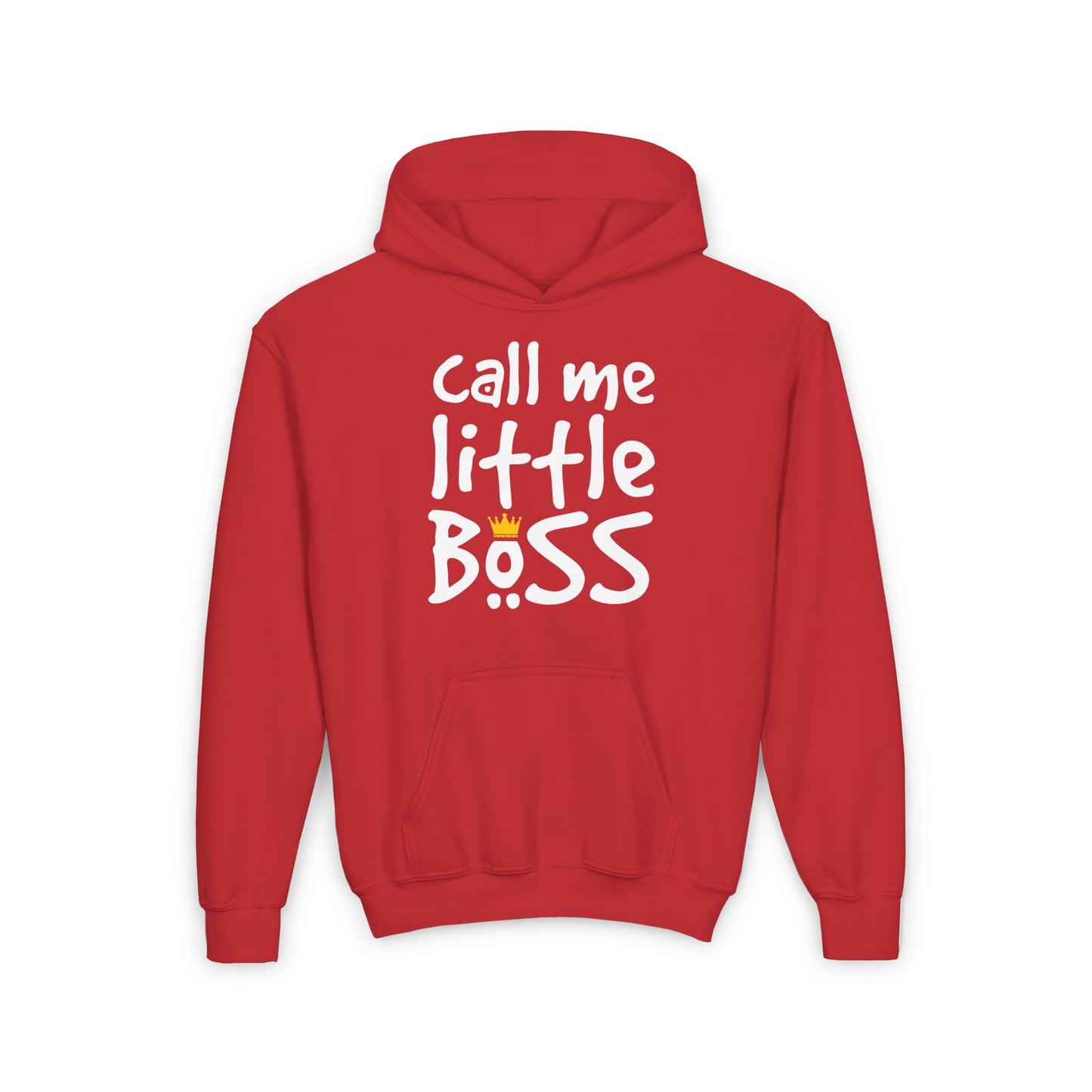 Call Me Little Boss Youth Heavy Blend Hoodie