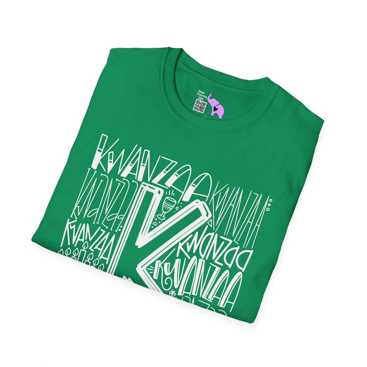 Kwanzaa Wordcloud Adult T-shirt