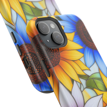 Colorful Sunflowers MagSafe® Compatible Tough Case for iPhone