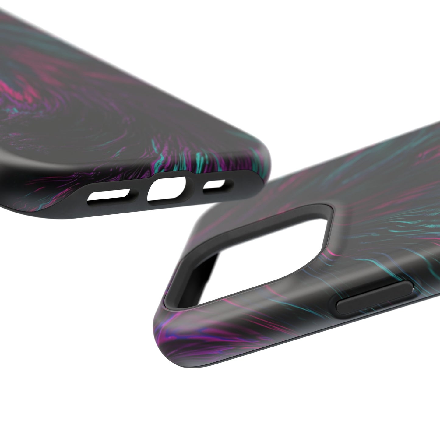 Pink Orchid Feathers MagSafe® Compatible Tough Case for iPhone