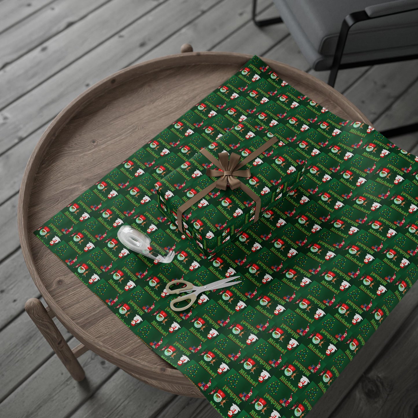 Elf on the Shelf Custom Wrapping Paper (Michael)