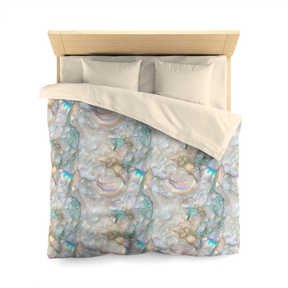 Green Opalescent Dreams Microfiber Duvet Cover