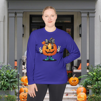 Pumpkin Peace Adult Long Sleeve Tee