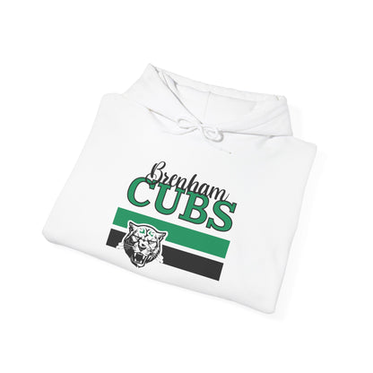 Brenham Cubs w/Mascot & Stripes Adult Heavy Blend™ Hoodie
