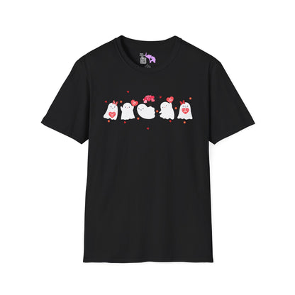 Valentines Ghosts Adult T-shirt