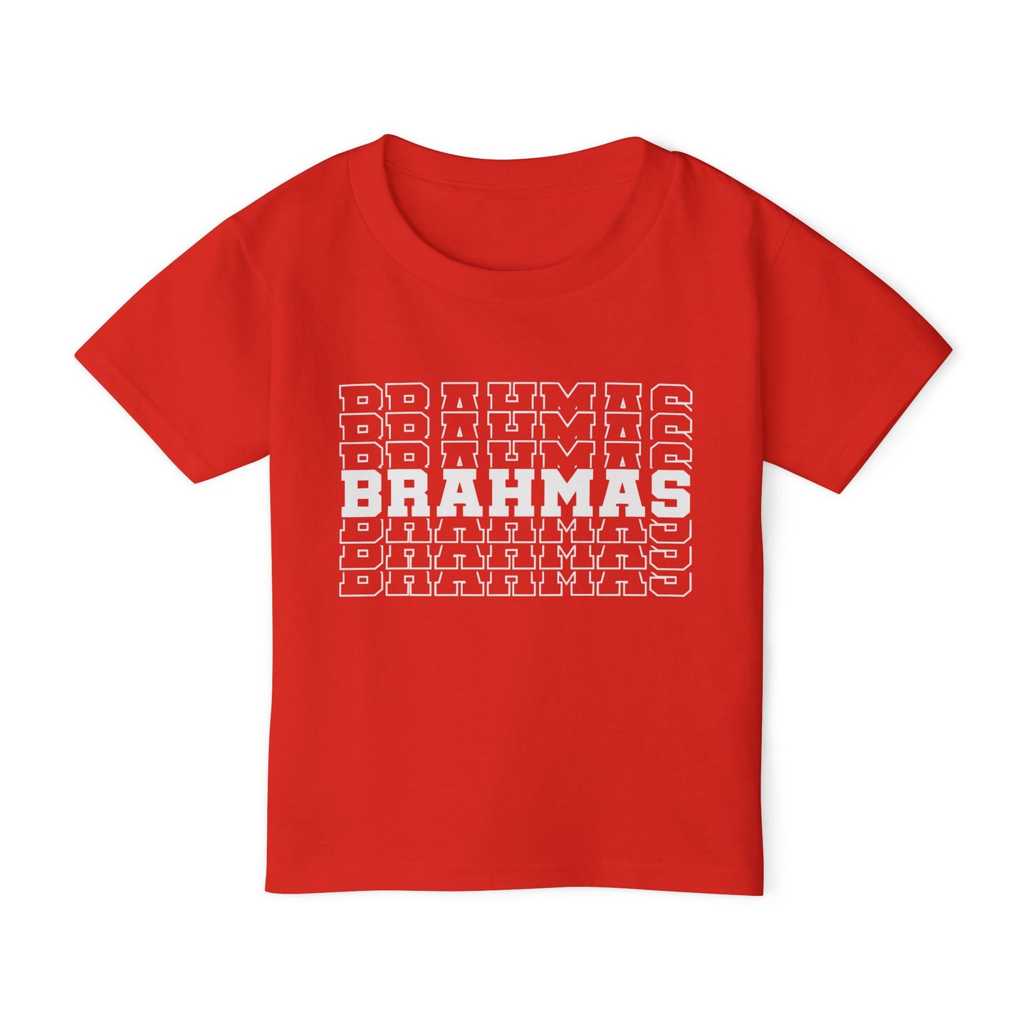 Brahmas (Stacked) Heavy Cotton™ Toddler T-shirt