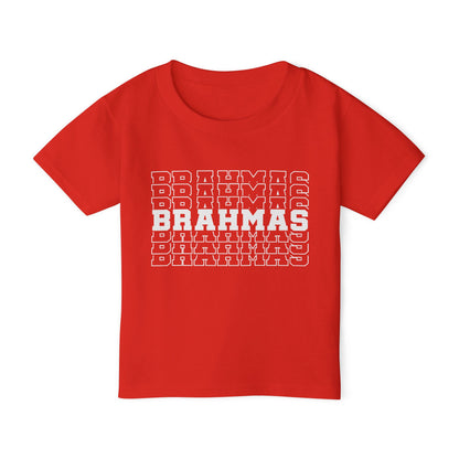 Brahmas (Stacked) Heavy Cotton™ Toddler T-shirt