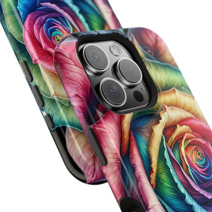 Colorful Rose MagSafe® Compatible Tough Case for iPhone