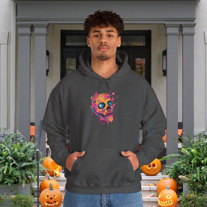 Creepy Skull Heavy Blend™ Hooded Sweatshirt