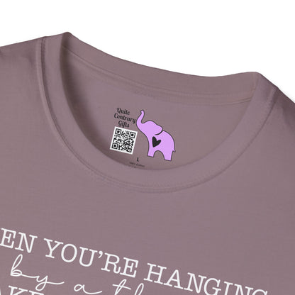 If You're Hanging On By A Thread, Make Sure It's The Hem Of His Garment (Simple) Adult T-shirt