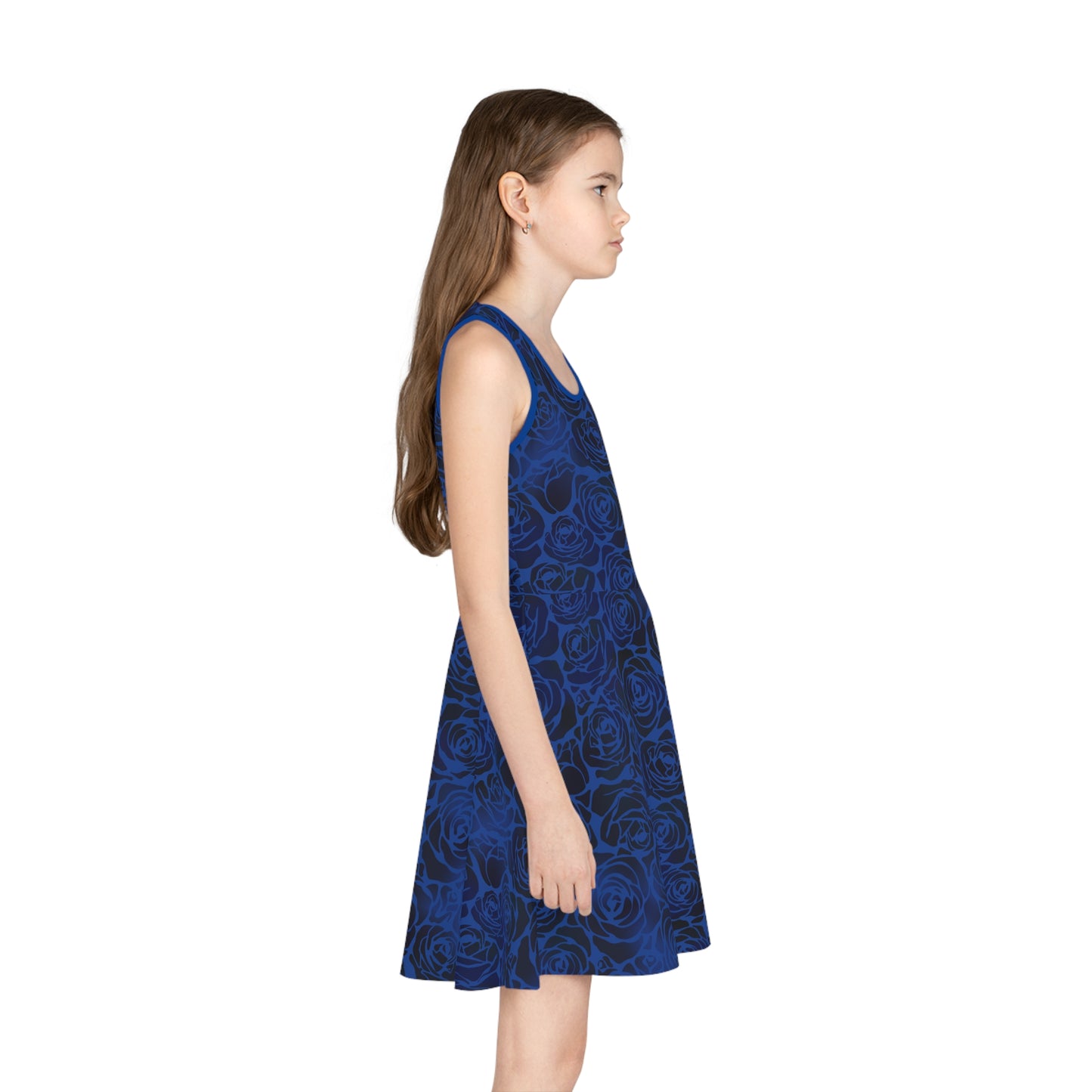 Nocturne Roses Girls' Sleeveless Sundress