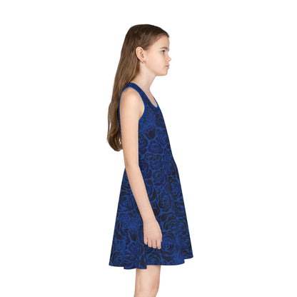 Nocturne Roses Girls' Sleeveless Sundress