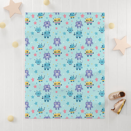 Robo Galaxy Giggles Baby Blanket