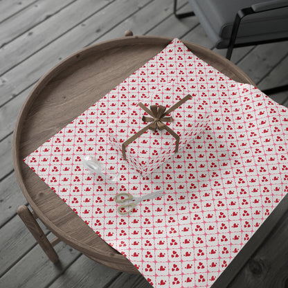Cupid’s Lattice Wrapping Paper