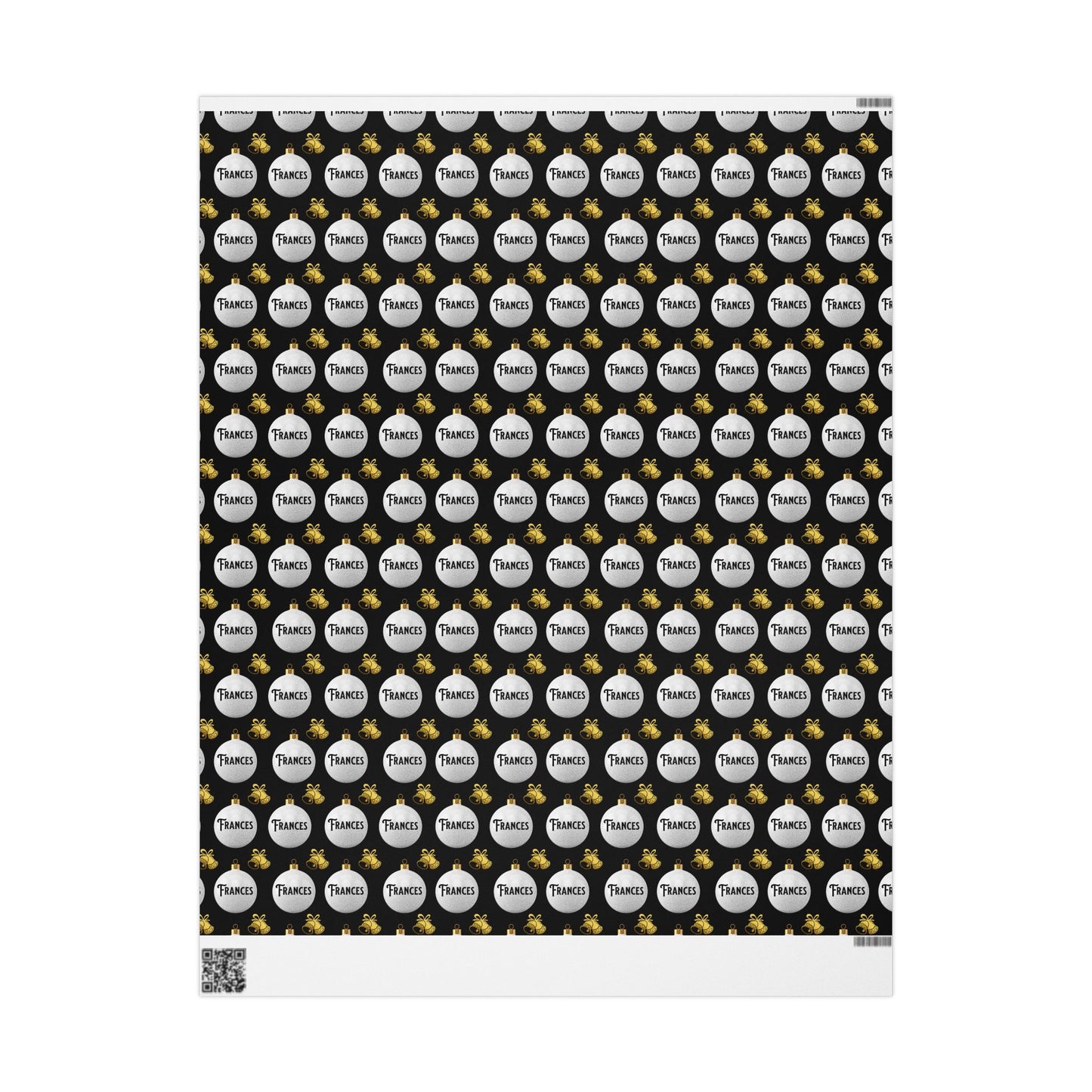 Winter Glam Custom Wrapping Paper (Frances)