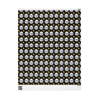Winter Glam Custom Wrapping Paper (Frances)