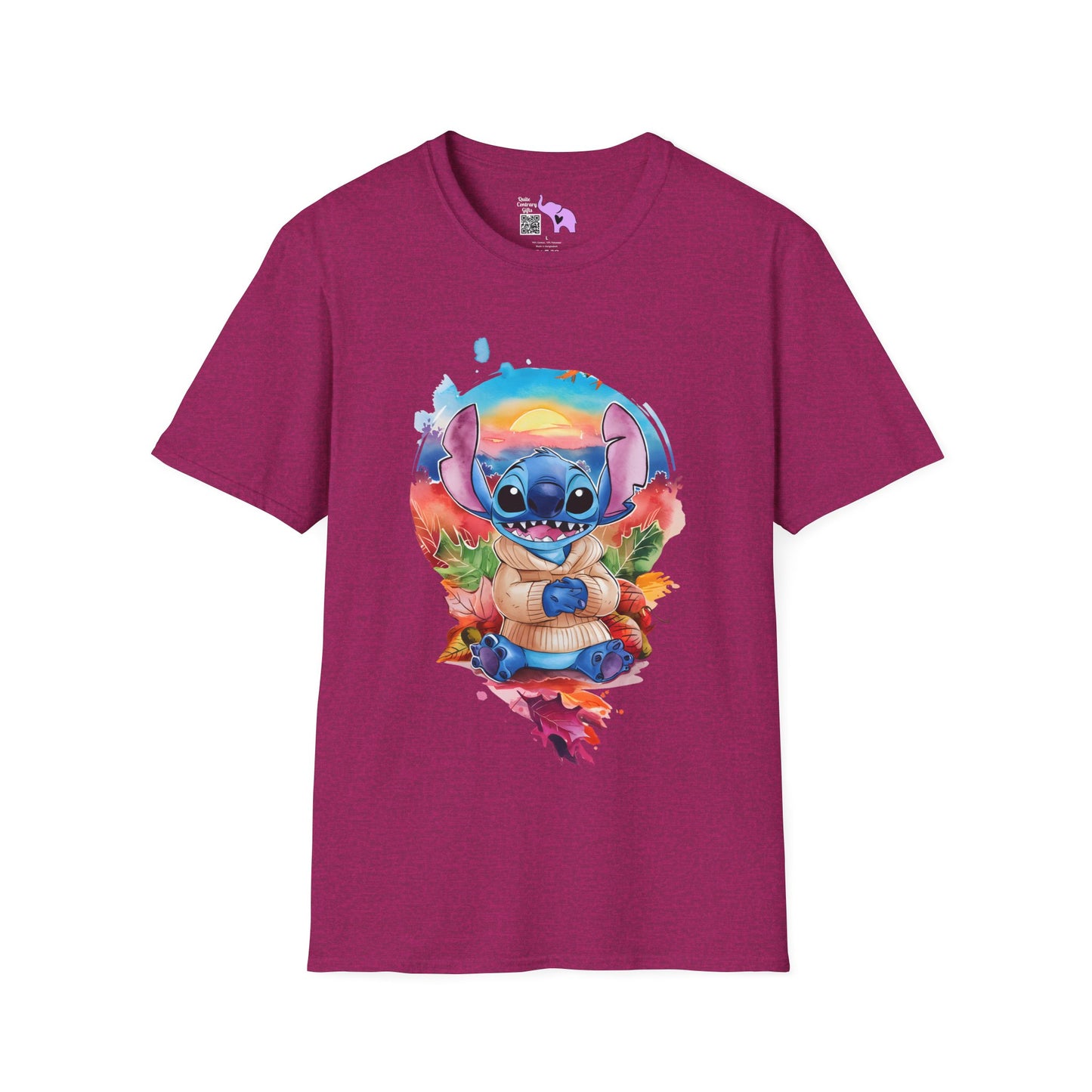 Sunset Stitch Adult T-shirt