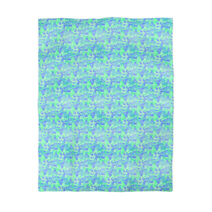Glacier Grove Camo Microfiber Duvet Cover