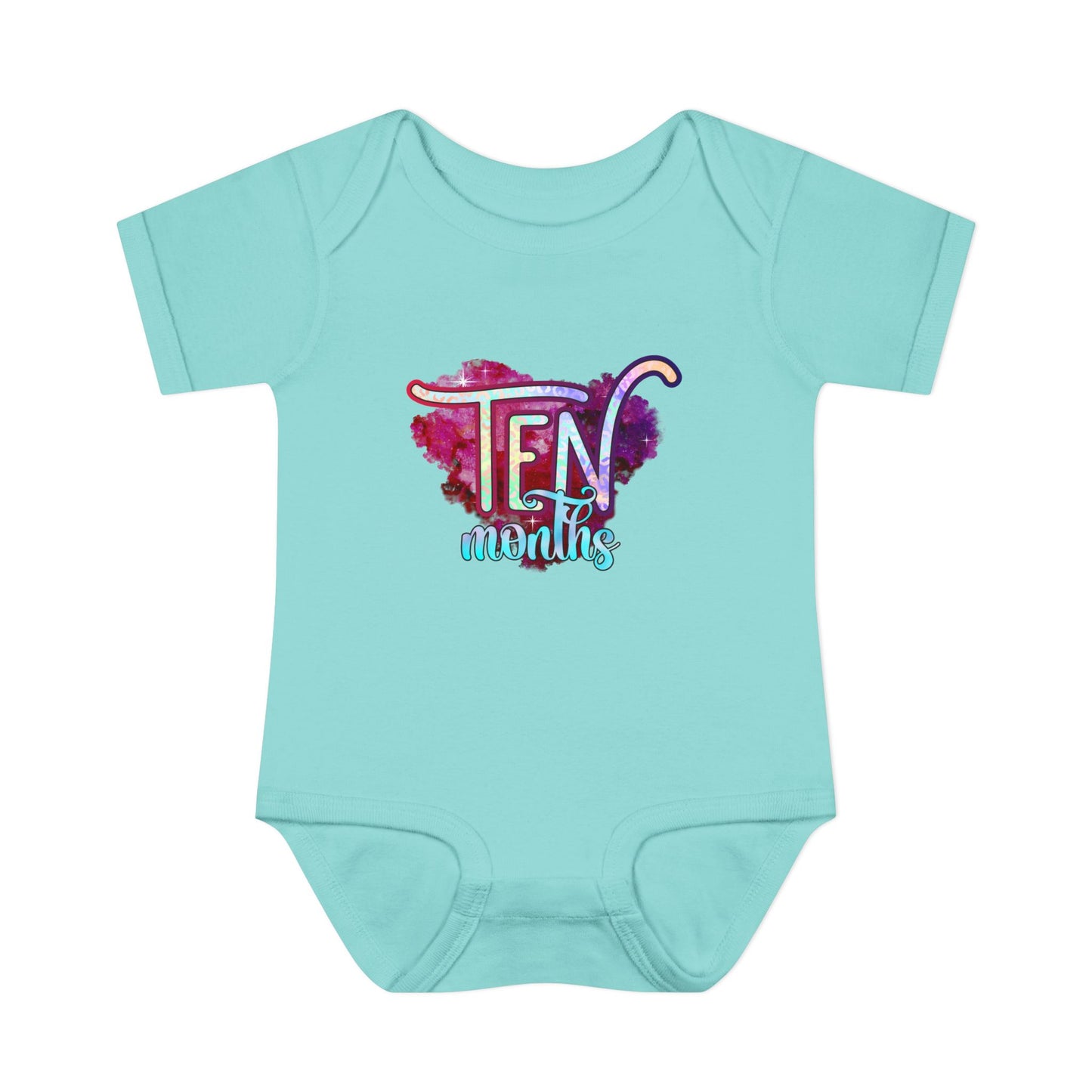 Stardust Baby Milestone Bodysuit-Ten Months