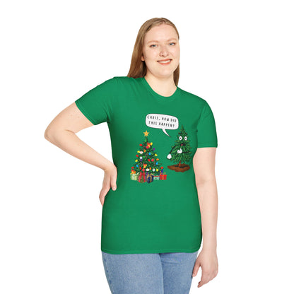 Christmas Tree How Did This Happen? T-shirt