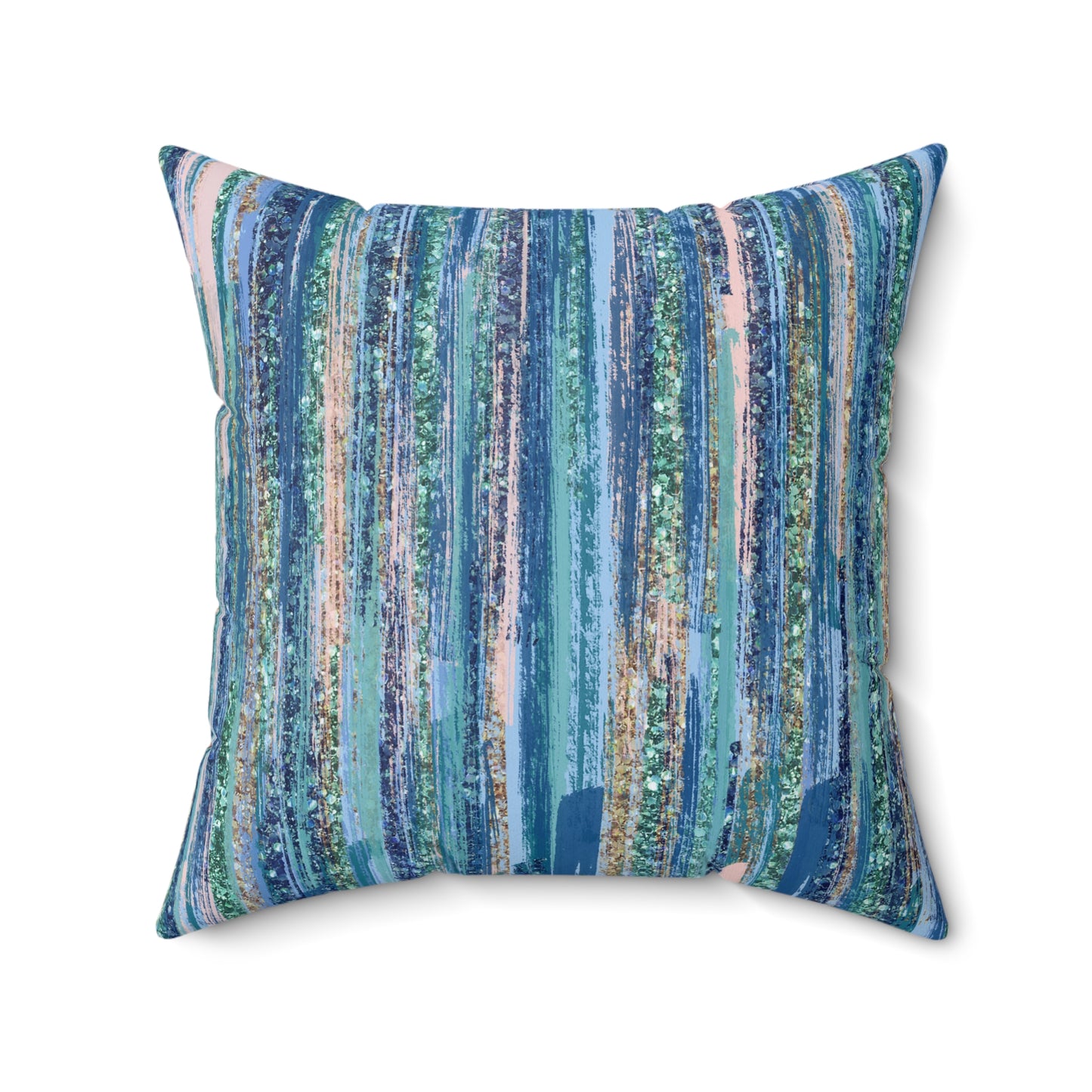 Ocean Drizzle Throw Pillow