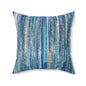 Ocean Drizzle Throw Pillow