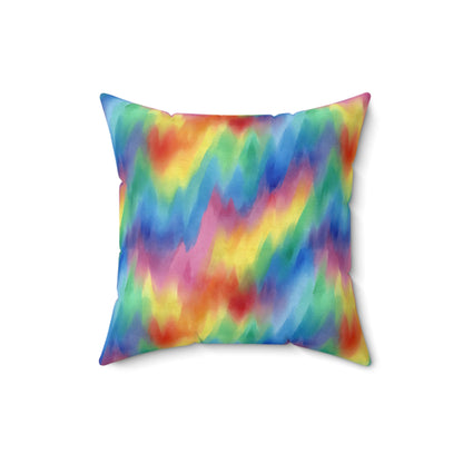 Colorwaves Throw Pillow