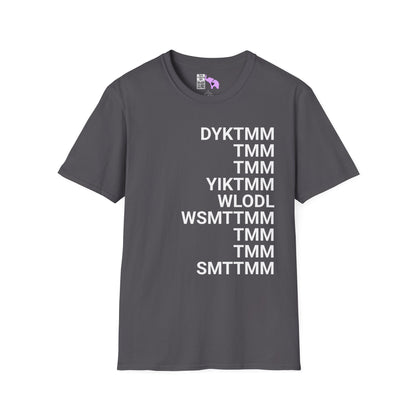 Do You Know The Muffin Man Abbreviation Adult T-shirt