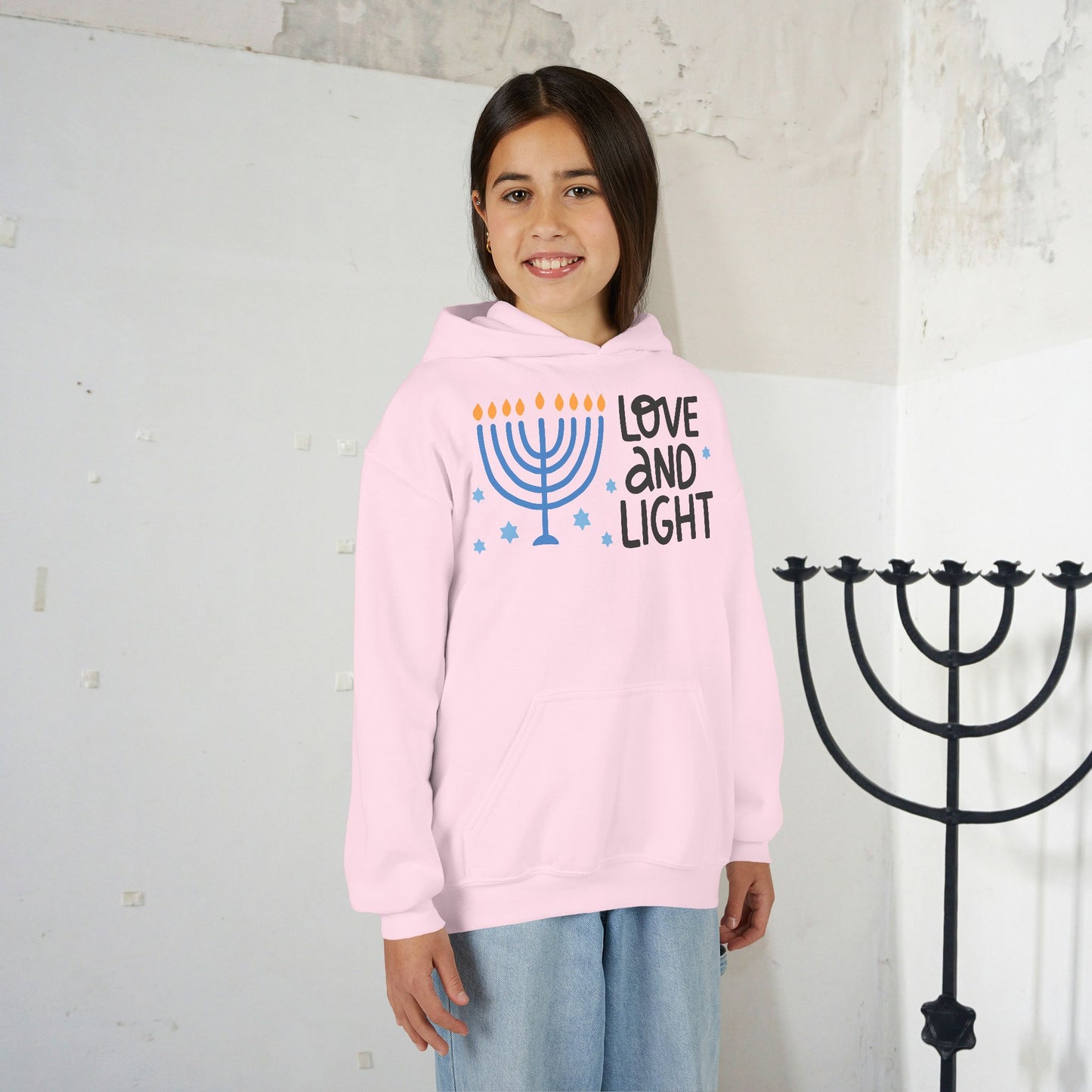 Hanukkah Love & Light Youth Hoodie